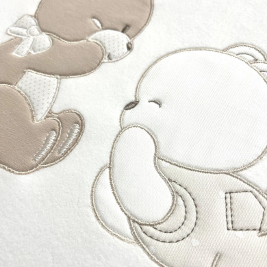 Copertina in pile per lettino Sempre amici Palla Pallina