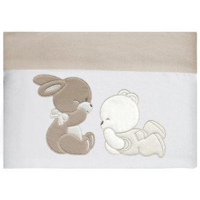 Copertina in ciniglia per lettino Sempre amici Palla Pallina