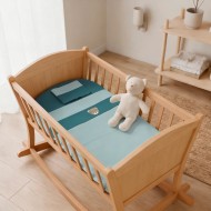 Set Lenzuola Neonato Teddy 3 Pz in Cotone | Coccolissimi