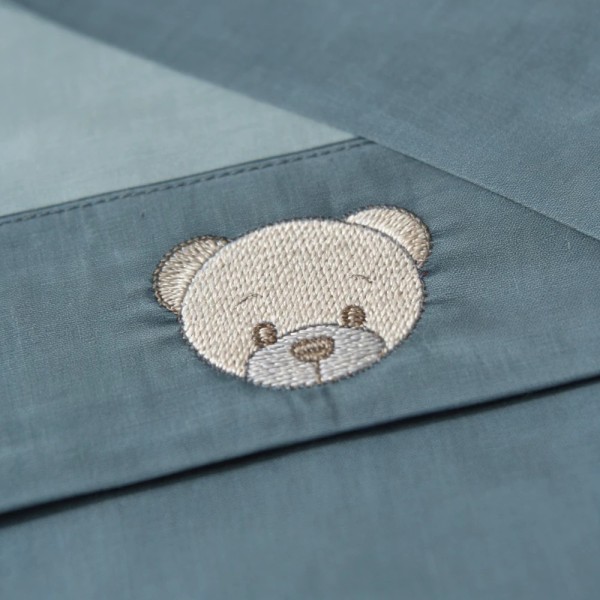 Set Lenzuola Neonato Teddy 3 Pz in Cotone | Coccolissimi