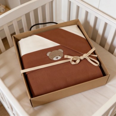 Set Lenzuola Neonato Teddy 3 Pz in Cotone | Coccolissimi