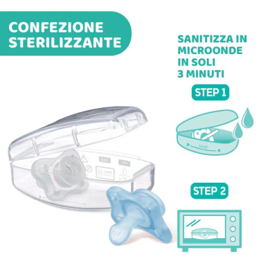 Confezione da 2 Gommottini PhysioForma Chicco - Light blue