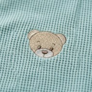 Coperta Waffle Teddy Coccolissimi | Coperta Neonato Cotone