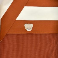 Coordinato Waffle Teddy Coccolissimi | Coperta + Lenzuola