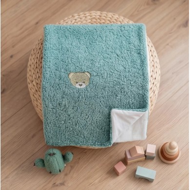 Coperta Fluffy Bamboo Teddy Coccolissimi | Coperta Neonato