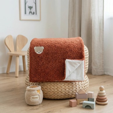 Coperta Fluffy Bamboo Teddy Coccolissimi | Coperta Neonato
