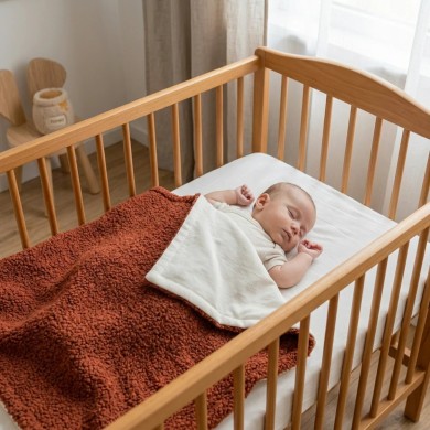 Coperta Fluffy Bamboo Linear Coccolissimi | Coperta Neonato
