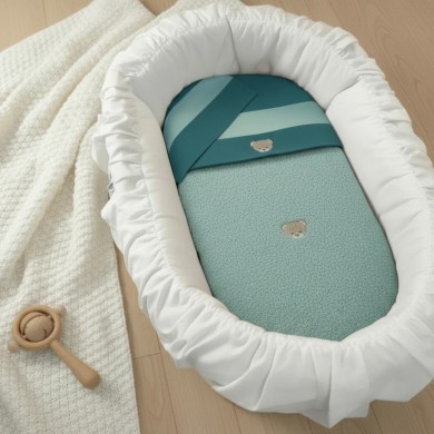 Coordinato Fluffy Bamboo Teddy Coccolissimi | Coperta + Lenzuola