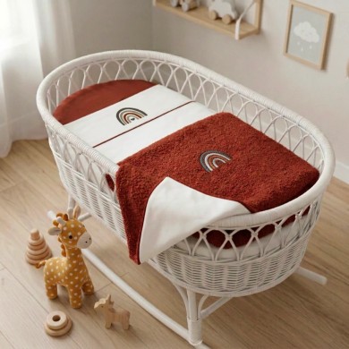 Coordinato Fluffy Bamboo Rainbow Coccolissimi | Coperta + Lenzuola