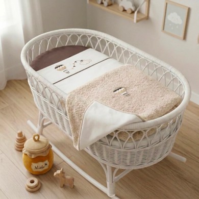 Coordinato Fluffy Bamboo Balloon Coccolissimi | Coperta + Lenzuola