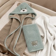 Mini Coccole Box Teddy Coccolissimi | Set Bagnetto Neonato in Cotone