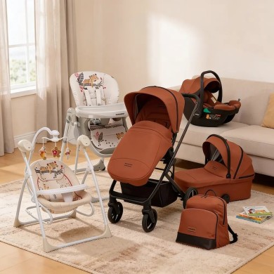 Kit Comfort: trio tic to, sdraietta e seggiolone pappa