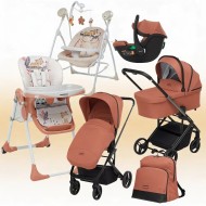Kit Comfort: trio tic to, sdraietta e seggiolone pappa