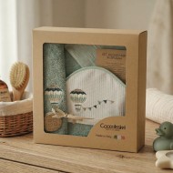 Mini Coccole Box Balloon Coccolissimi | Set Bagnetto Neonato in Cotone