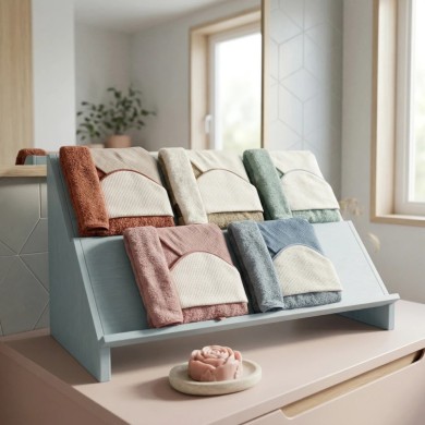 Mini Coccole Box Linear Coccolissimi | Set Bagnetto Neonato in Cotone