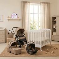 Kit Eco: Trio Modena Kikkaboo, Lettino Basic Eco Materasso e omaggio