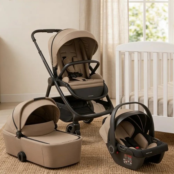 Kit Eco: Trio Modena Kikkaboo, Lettino Basic Eco Materasso e omaggio