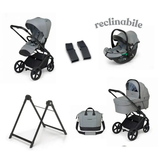 Trio TicToc Pro Rekline Foppapedretti con Seggiolino Auto Reclinabile