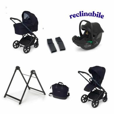 Trio TicToc Pro Rekline Foppapedretti con Seggiolino Auto Reclinabile