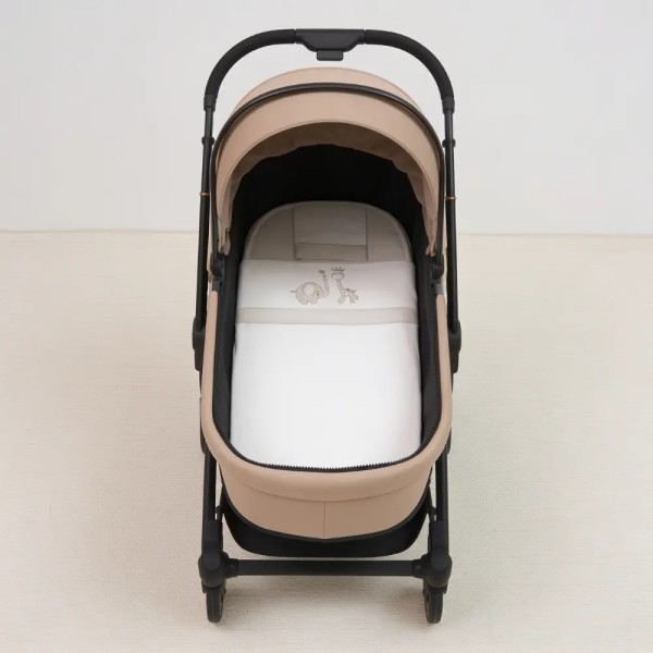 Set lenzuola 3pz per carrozzina Dolce Safari Coccolissimi