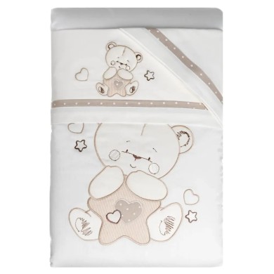 Piumino sfoderabile + Set lenzuola 3pz per Carrozzina Timmy