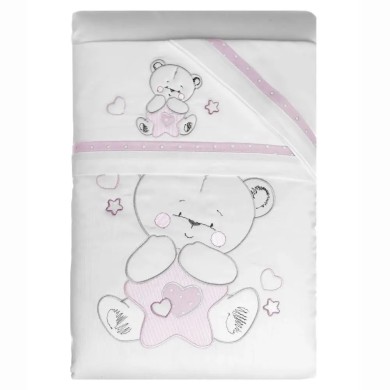 Piumino sfoderabile + Set lenzuola 3pz per Carrozzina Timmy