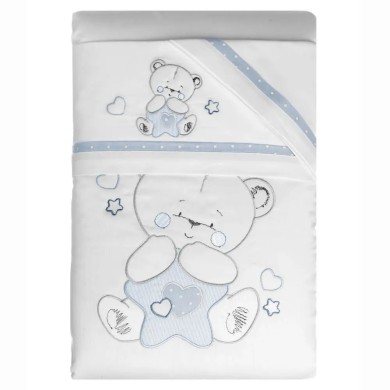 Piumino sfoderabile + Set lenzuola 3pz per Carrozzina Timmy