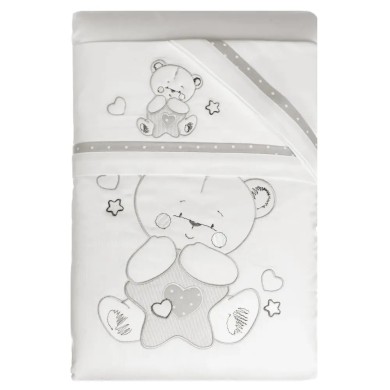 Piumino sfoderabile + Set lenzuola 3pz per Carrozzina Timmy