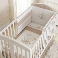 Paracolpi + Piumino sfoderabile + Set lenzuola 3pz per Lettino Timmy