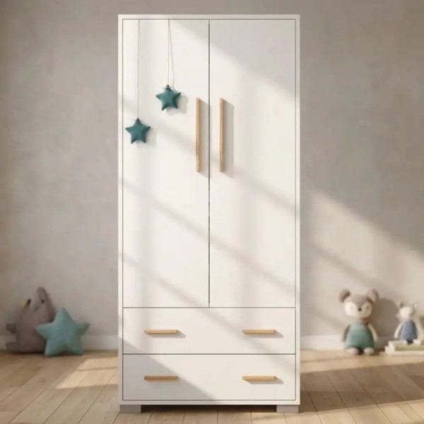 Armadio Dreamy 2 ante Coccolissimi – Mobile cameretta elegante