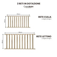 Culla Evolutiva Dreamy Coccolissimi: da 0 ai 4 anni in 5 funzioni