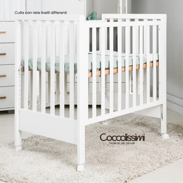 Culla Evolutiva Dreamy Coccolissimi: da 0 ai 4 anni in 5 funzioni