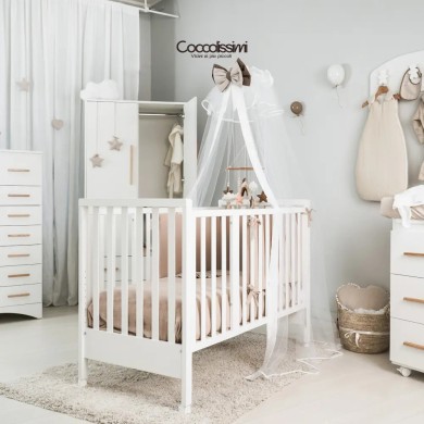 Culla Evolutiva Dreamy Coccolissimi: da 0 ai 4 anni in 5 funzioni