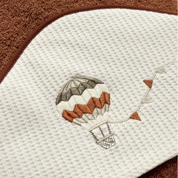 Accappatoio Triangolo Balloon Coccolissimi | Accappatoio Neonato