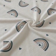 Coperta Bamboo Rainbow Coccolissimi in Jersey di Bamboo per Neonato