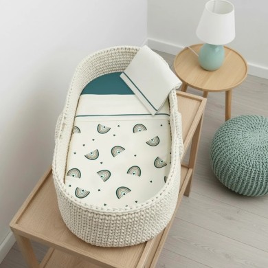 Coordinato Bamboo Rainbow Coccolissimi con Copertina e Lenzuola per Ne