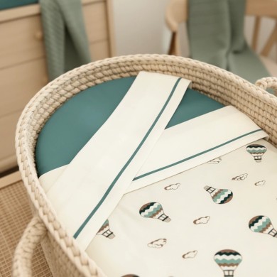 Coordinato Bamboo Balloon Coccolissimi | Set Culla con Coperta Bamboo